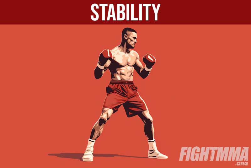 Illustration of how stability is gained through shadowboxing