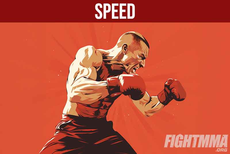 Shadow boxing builds speed
