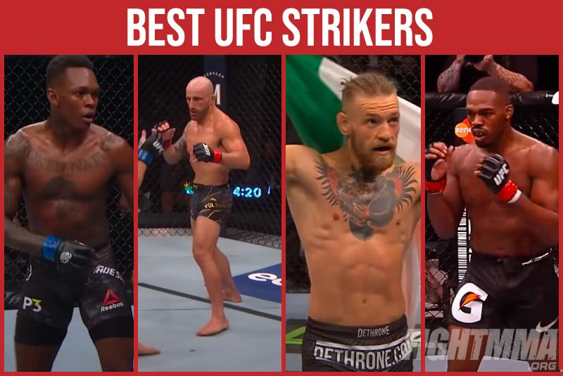 Some of the best UFC strikers side by side
