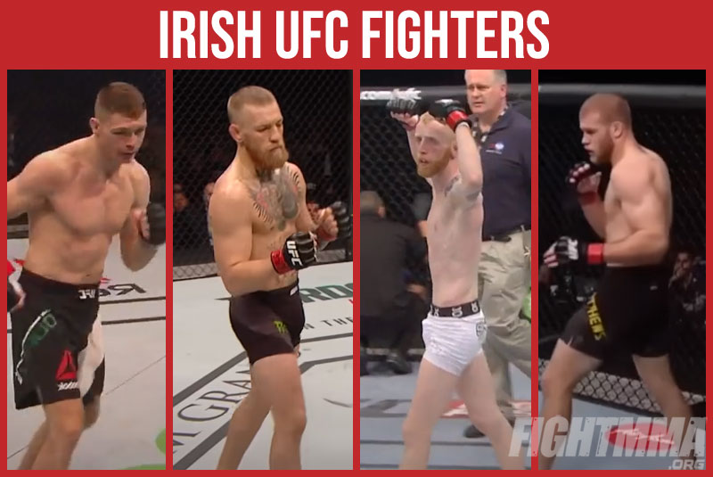 Greatest Irish UFC fighters side by side